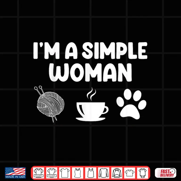 Design Simple Identity Dog Coffee Knitting Crochet Christmas Shirt