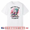 Cat Knits Lover Dont Talk To Me Im Counting Knitting Humor Shirt