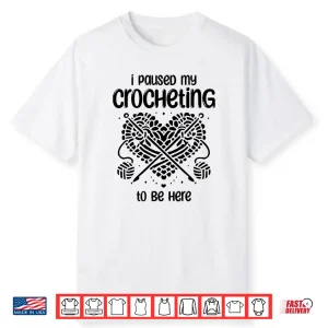 Professional Design Crochet Yarn Lover Crocheter Modern Graphic Shirt