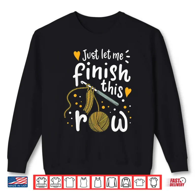 Sweatshirt Professional Athletic Knitting Crocheting Yarn Modern Humor Funny Shirt