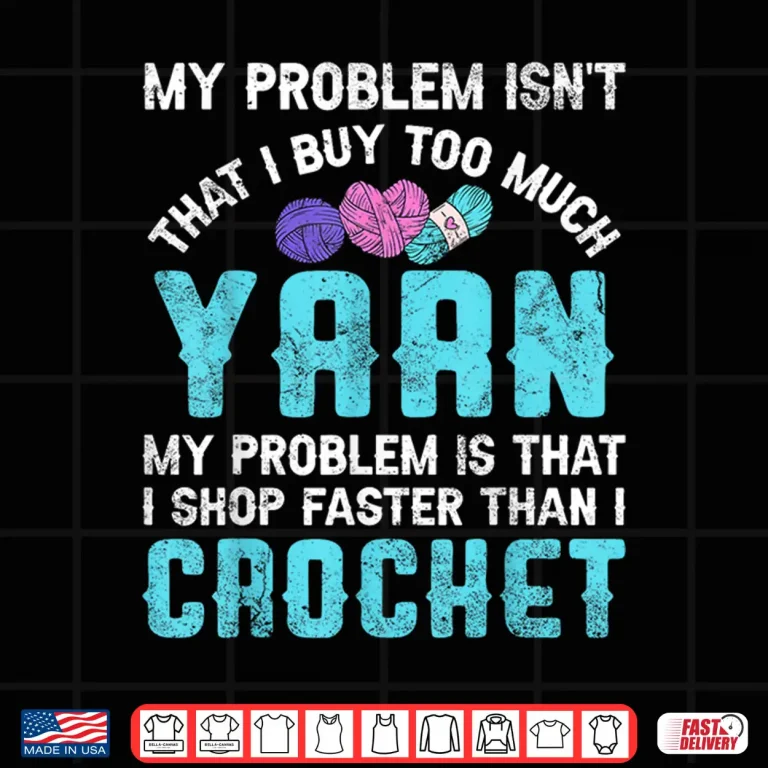 Design Professional Athletic Crochet Crocheting Yarn Knitting Humor Funny Shirt