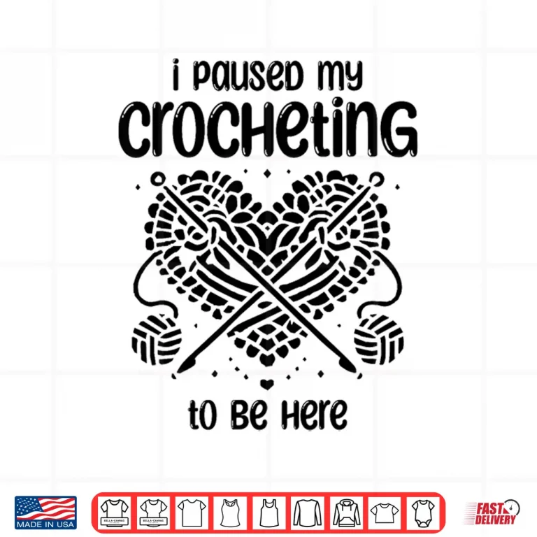 Design Professional Design Crochet Yarn Lover Crocheter Modern Graphic Shirt