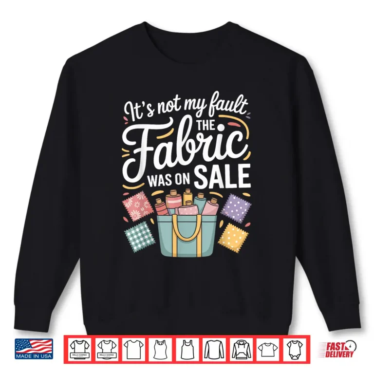Sweatshirt Professional Humor Sewing and Quilting Knitting Modern Graphic Shirt
