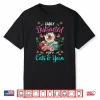 Cats And Yarn Addicted Crochet Professional Humor Funny Shirt