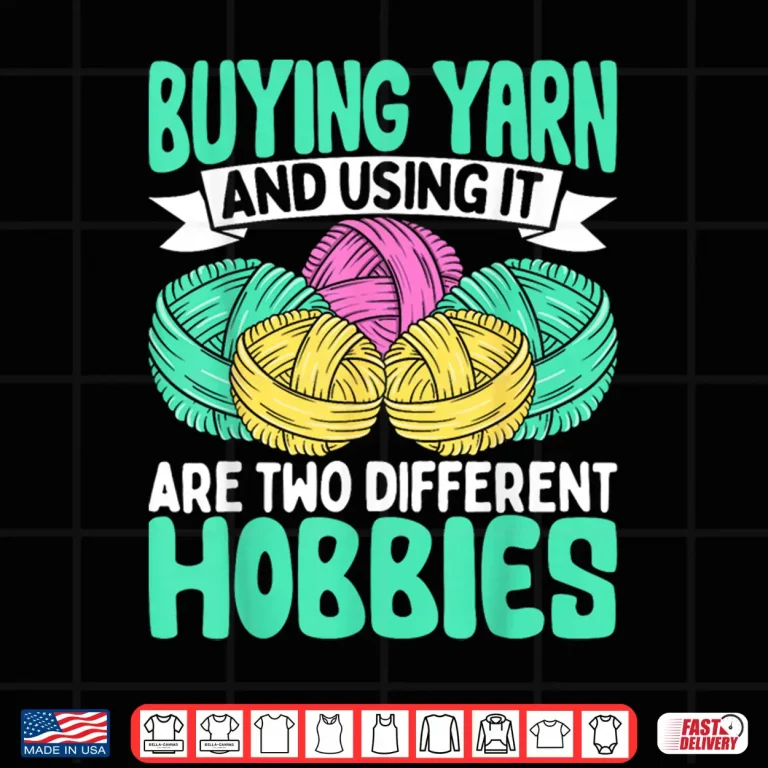 Design Cool Professional Design Yarn Knitter Lover Crocheting Knitting Shirt