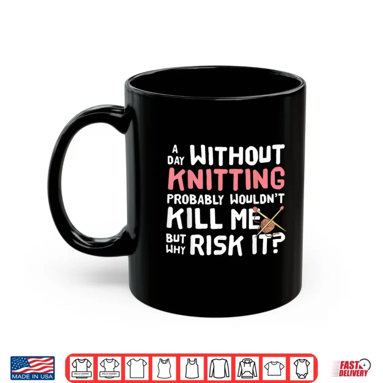 Mug Fiber Arts Sew Knitting Yarn Crafts Professional Humor Shirt
