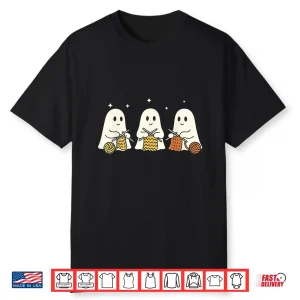 Ghost Halloween Knitting Yarn Knitter Craft Parent Identity Shirt