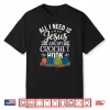 Jesus Christ Religion Christian Knitting Professional Crochet Shirt