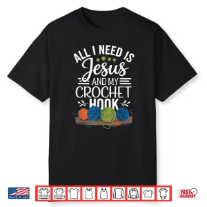 Jesus Christ Religion Christian Knitting Professional Crochet Shirt