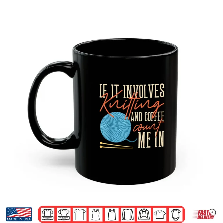 Mug Professional Aesthetic Knitting Modern Graphic Apparel Shirt