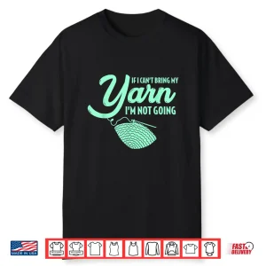 Professional Athletic Crocheting Knitting Yarn Modern Graphic Shirt
