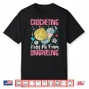 Professional Athletic Knitting Funny Crochet Modern Graphic Shirt