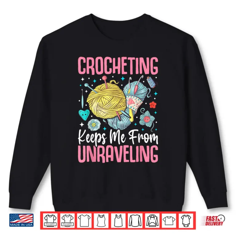 Sweatshirt Professional Athletic Knitting Funny Crochet Modern Graphic Shirt