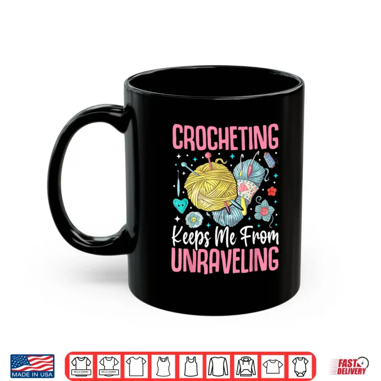 Mug Professional Athletic Knitting Funny Crochet Modern Graphic Shirt