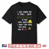 Sheep Knitter Gift Knitting Joke Professional Humor Funny Shirt