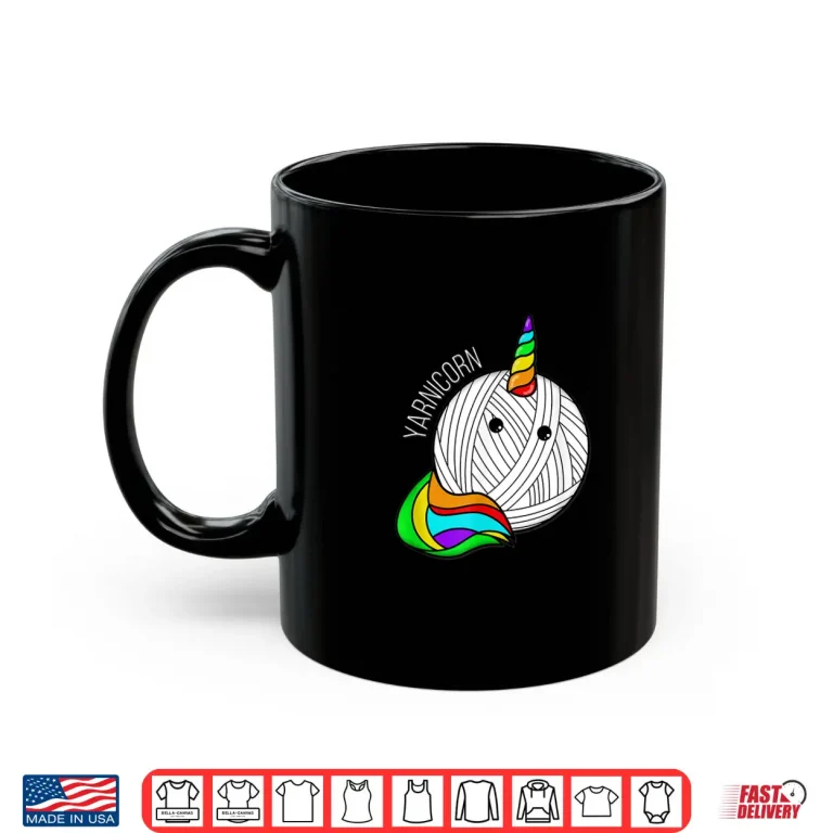Mug Unicorn Yarnicorn Pictures Yarn Art Professional Humor Shirt