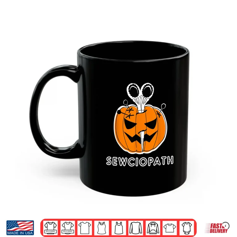 Mug Halloween Costume Sewing Hobbyists Tailors Holiday Graphic Shirt