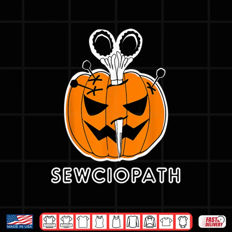 Design Halloween Costume Sewing Hobbyists Tailors Holiday Graphic Shirt