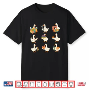 Patchwork Quilt Maker Funny Goose Sewing Cute Quilting Graphic Shirt
