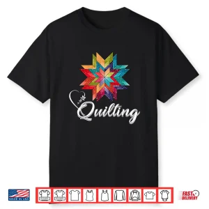Professional Love Quilting Quilter Sewer Sewing Modern Graphic Shirt