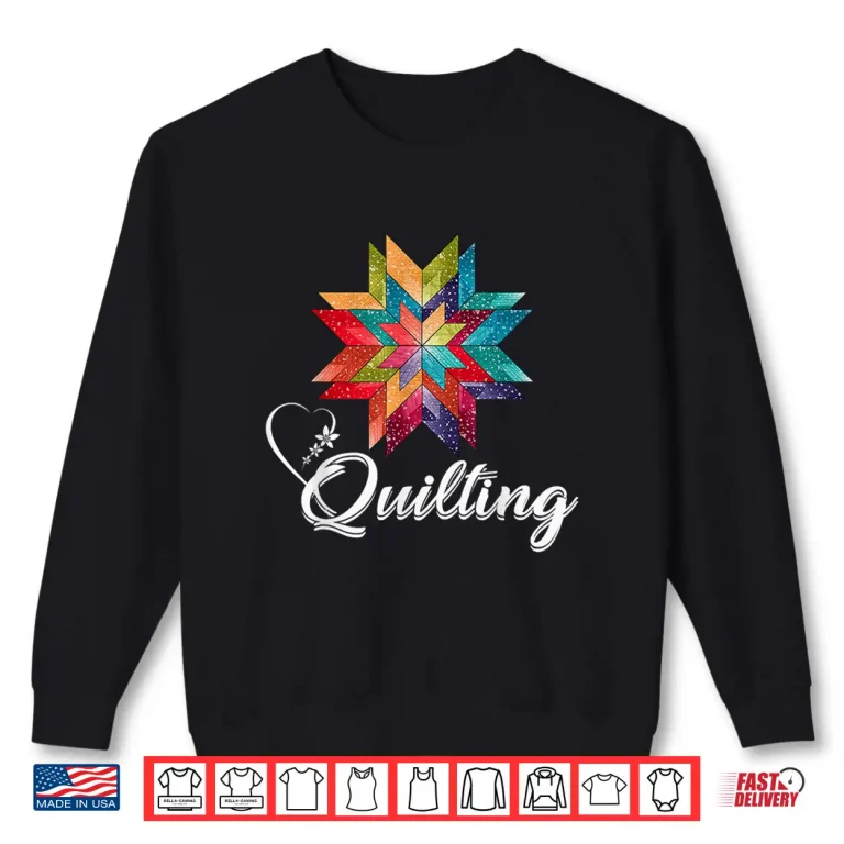 Sweatshirt Professional Love Quilting Quilter Sewer Sewing Modern Graphic Shirt