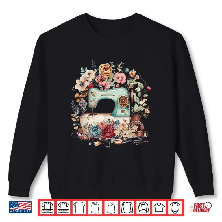 Sweatshirt Professional Yarn Graphic Vintage Quilting Seamstress Sewing Shirt