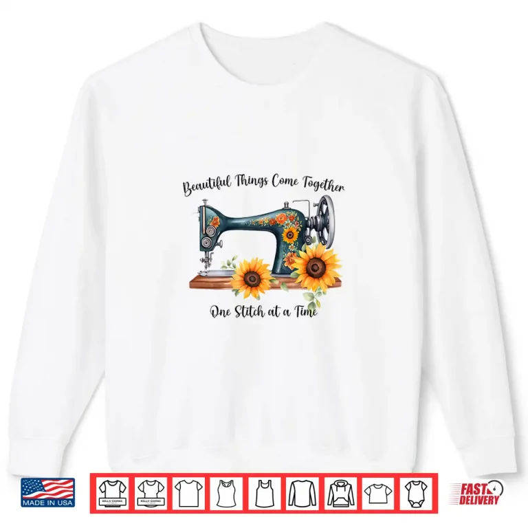 Sweatshirt Yarn Graphic Design Quilting Seamstress Sewing Professional Shirt