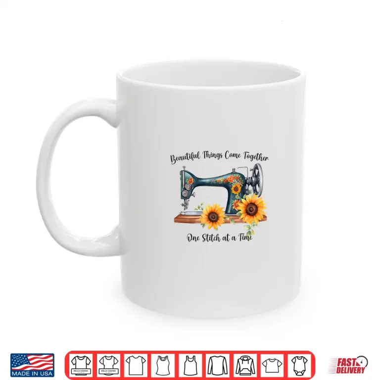 Mug Yarn Graphic Design Quilting Seamstress Sewing Professional Shirt