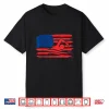 American Flag Team Swimmer Professional Vintage Swimming Gift Shirt