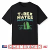 Backstroke Dinosaur Graphic T Rex Swimming Professional Humor Shirt