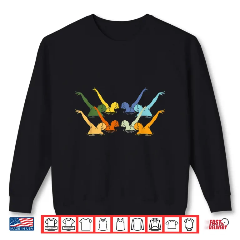 Sweatshirt Artistic Professional Synchronized Swimming Retro Vintage Shirt