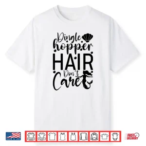 Dinglehopper Hair Dont Care Funny Mermaid Modern Aesthetic Shirt