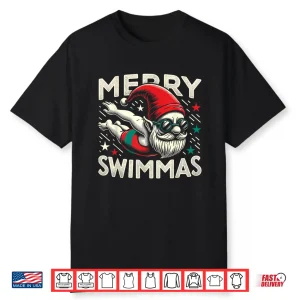 Gnome Merry Swimmas Swimmer Christmas Holiday Seasonal Shirt