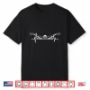 Heartbeat Pulse Swimming Swim Team Swimmer Modern Graphic Shirt