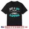 Just A Person Who Loves Swimming Swimmer Youth Graphic Shirt