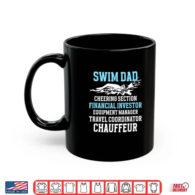 Mug Parent Identity Definition Swim Dad Father Of A Swimmer Shirt