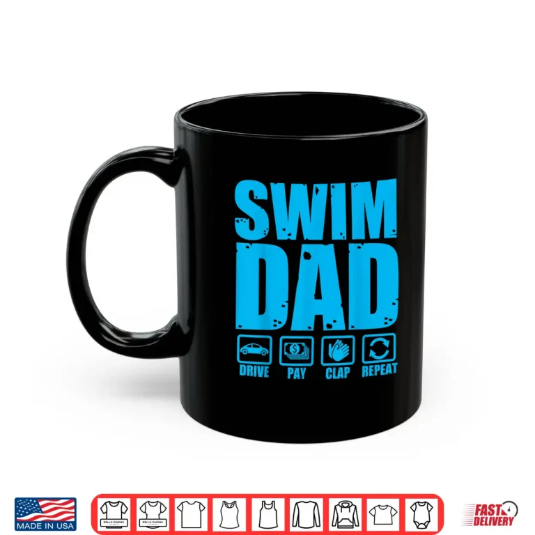 Mug Parent Identity Swim Dad Proud Swimmer Father Humor Shirt