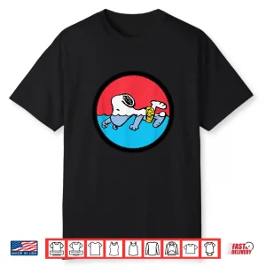 Professional Character Peanuts Snoopy Swimming Modern Graphic Shirt