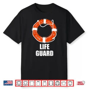 Professional Security Lifebuoy Lifeguard Swimming Float Graphic Shirt