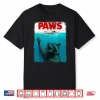 Raccoon Paws Swimming Shark Professional Retro Vintage Humor Shirt