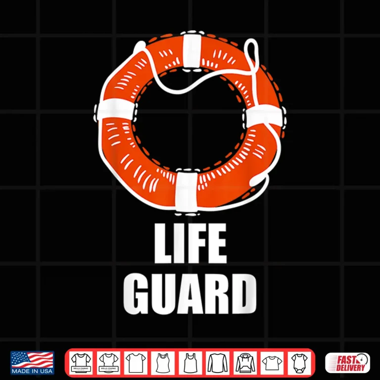 Design Professional Security Lifebuoy Lifeguard Swimming Float Graphic Shirt
