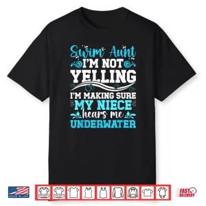 Relative Identity Swim Aunt Swimming Swimmer Auntie Humor Shirt