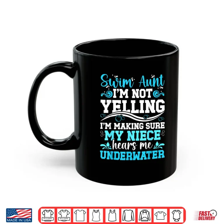 Mug Relative Identity Swim Aunt Swimming Swimmer Auntie Humor Shirt