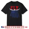 American Flag Butterfly Stroke Usa Swimming Swimmer Professional Graphic Shirt