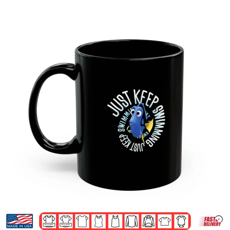 Mug Big Chest Logo Disney Pixar Finding Dory Movie Graphic Shirt