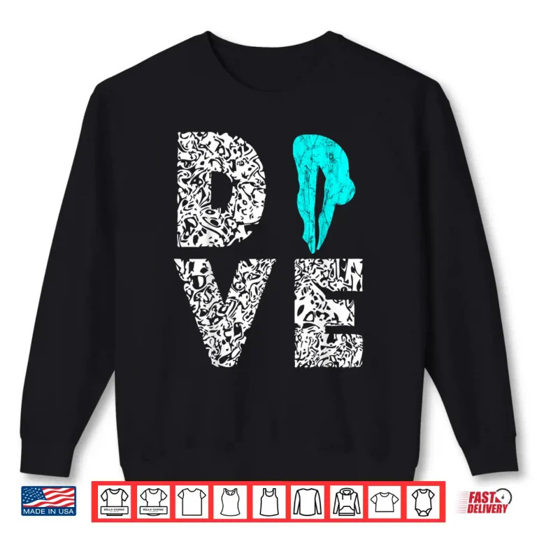Sweatshirt Dive Platform Board Springboard Diving Diver Professional Shirt