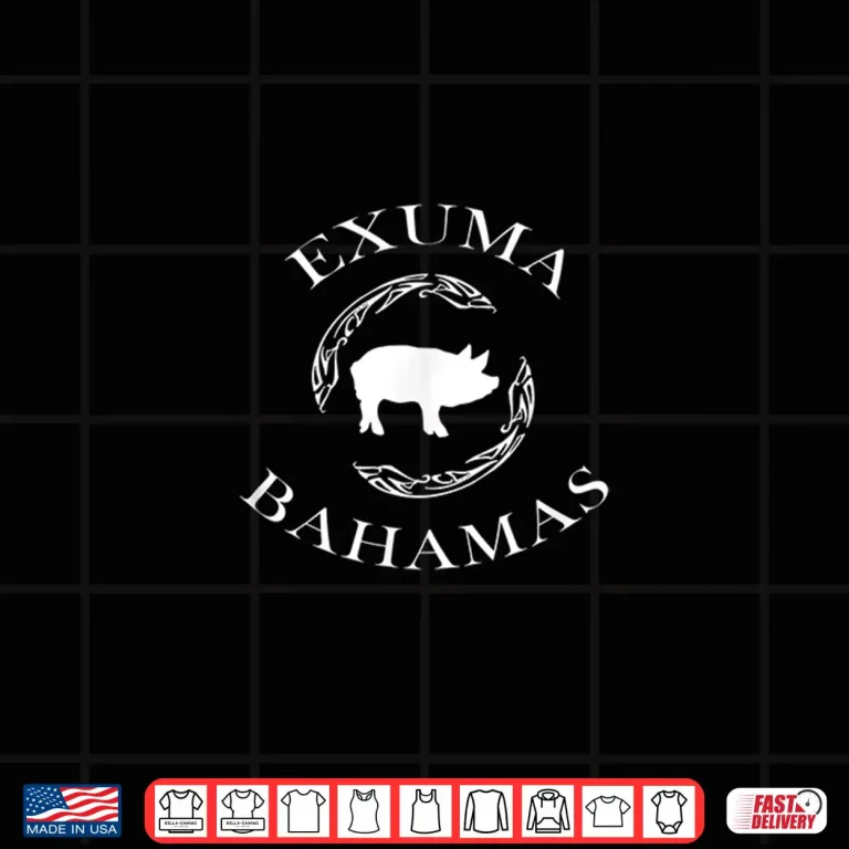 Design Exumas Bahamas Vacation Swimming Pigs Souvenir Professional Gift Shirt