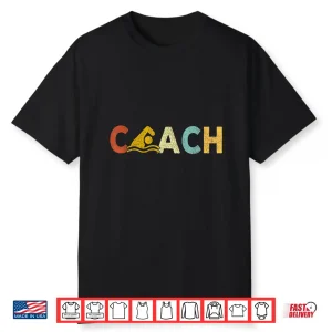 Instructor Trainer Professional Swim Coach Swimmer Retro Vintage Shirt