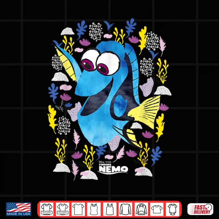 Design Just Keep Swimming Disney Pixar Finding Nemo Dory Movie Shirt