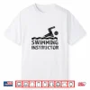 Lesson Instructor Professional Swimming Swim Coach Graphic Shirt